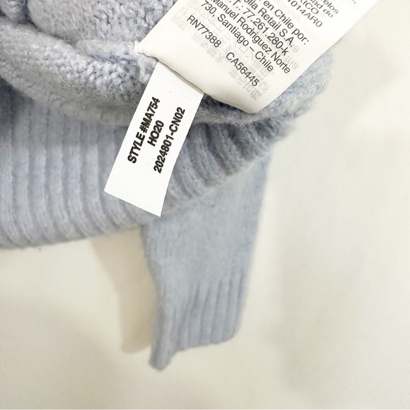 Madewell Fulton Soft Knit Pullover Sweater in Baby Blue - Picture 11 of 11